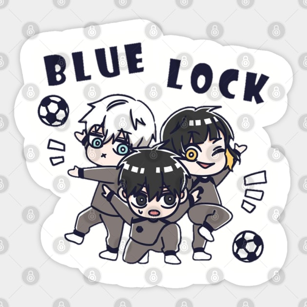 Bluelock chibi Sticker by Laris Manis Art